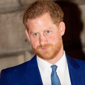 Le prince Harry, duc de Sussex, et Meghan Markle, duchesse de Sussex à la sortie de la cérémonie des Endeavour Fund Awards au Mansion House à Londres, Royaume Uni, le 5 mars 2020.