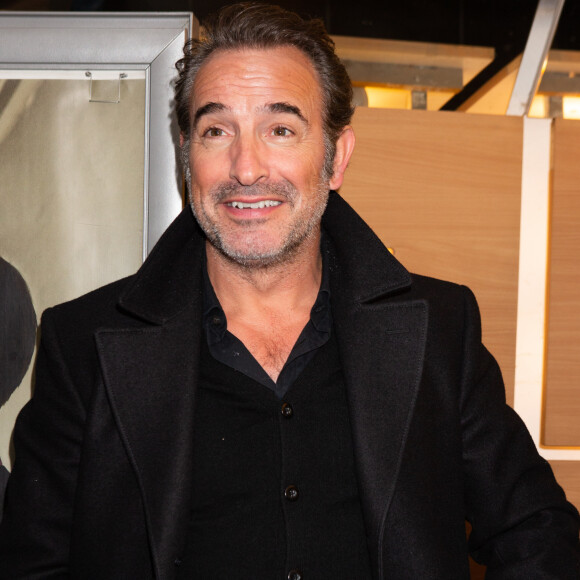 Jean Dujardin lors de l'avant-première du film 'J'accuse' au cinéma UGC de Brouckère, à Bruxelles.