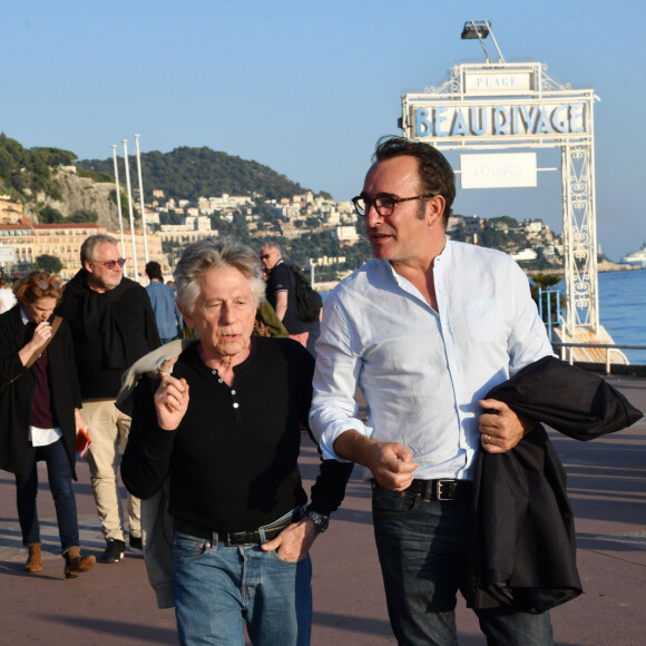 Roman Polanski et Jean Dujardin sont à Nice pour la clôture de la 1ere édition du Festival Ciné Roman à Nice le 26 octobre 2019. © Bruno Bebert / Bestimage