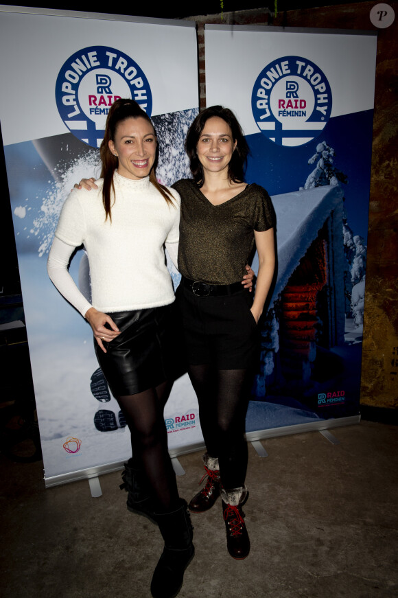 Silvia Notargiacomo et Nathalie Péchalat - Présentation du Laponie trophy au Ice Kube à Paris le 3 décembre 2019. © JB Autissier/Panoramic/Bestimage