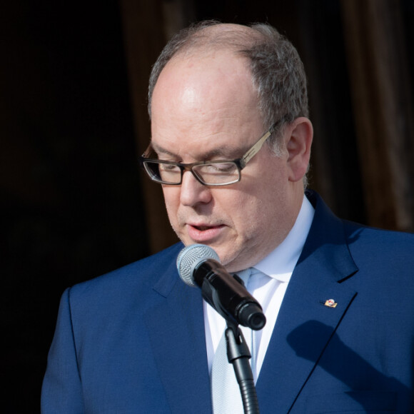 Exclusif - Ordination du nouvel archevêque de la Prinpauté de Monaco, Dominique Marie David, en présence du prince Souverain Albert II de Monaco et sa femme la princesse Charlene à Monaco le 8 mars 2019. Monseigneur Dominique Marie David remplace Monseigneur Bernard Barsi en poste à Monaco depuis l'an 2000. © Olivier Huitel PRM / Bestimage