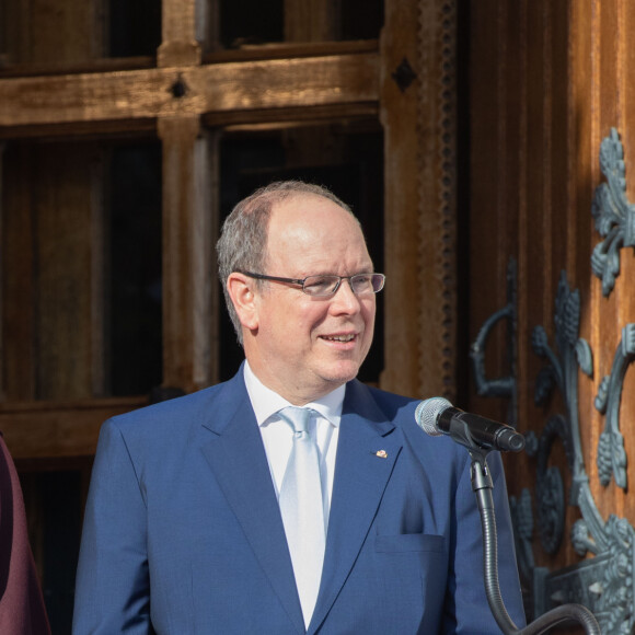 Exclusif - Ordination du nouvel archevêque de la Prinpauté de Monaco, Dominique Marie David, en présence du prince Souverain Albert II de Monaco et sa femme la princesse Charlene à Monaco le 8 mars 2019. Monseigneur Dominique Marie David remplace Monseigneur Bernard Barsi en poste à Monaco depuis l'an 2000. © Olivier Huitel PRM / Bestimage