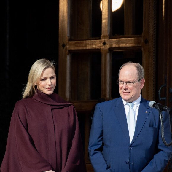 Exclusif - Ordination du nouvel archevêque de la Prinpauté de Monaco, Dominique Marie David, en présence du prince Souverain Albert II de Monaco et sa femme la princesse Charlene à Monaco le 8 mars 2019. Monseigneur Dominique Marie David remplace Monseigneur Bernard Barsi en poste à Monaco depuis l'an 2000. © Olivier Huitel PRM / Bestimage