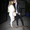 Exclusif - Aaron Carter, chanteur tatoué sur le visage, embrasse sa compagne Melanie Martin à West Hollywood le 8 mars 2020  03/08/2020 Aaron Carter gets close to Melanie Martin after sparking engagement rumors online. The 32-year-old singer and his girlfriend of six months were spotted kissing after a meal in West Hollywood. Aaron recently had Melanie's name etched on the right side of his forehead as a sign of love to his new lady.08/03/2020 - Los Angeles
