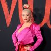 Christina Aguilera assiste à l'avant-première de Mulan au théâtre El Capitan, à Hollywood. Los Angeles, le 9 mars 2020.