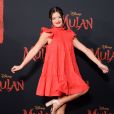 Peyton Elizabeth Lee assiste à l'avant-première de Mulan au théâtre El Capitan, à Hollywood. Los Angeles, le 9 mars 2020.