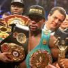 Floyd Mayweather et Manny Paciquiao se sont affrontés lors du "combat du siècle" à la MGM Grand Arena de Las Vegas le 2 mai 2015