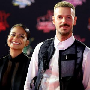 Christina Milian enceinte et son compagnon Matt Pokora (M. Pokora) - 21ème édition des NRJ Music Awards au Palais des festivals à Cannes le 9 novembre 2019. © Dominique Jacovides/Bestimage