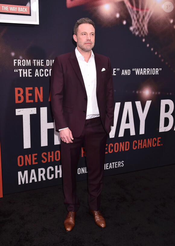 Ben Affleck - Les célébrités à la première du film "The Way Back" à Los Angeles, le 1er mars 2020.