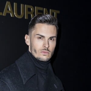 Baptiste Giabiconi au photocall du défilé de mode prêt-à-porter automne-hiver 2020/2021 Saint Laurent à Paris le 25 février 2020. © Olivier Borde / Bestimage