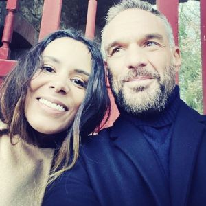 Philippe Bas et Shy'm sur le tournage de "Profilage", le 9 janvier 2020