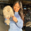 Maeva (Les Marseillais) avec son petit chien Hermès - Instagram, 13 février 2020