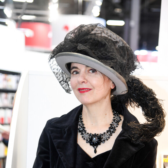 Amélie Nothomb - Salon du Livre de Paris 2019 du 15 au 18 mars 2019 à la Porte de Versailles. Le 15 mars 2019 © Lionel Urman / Bestimage