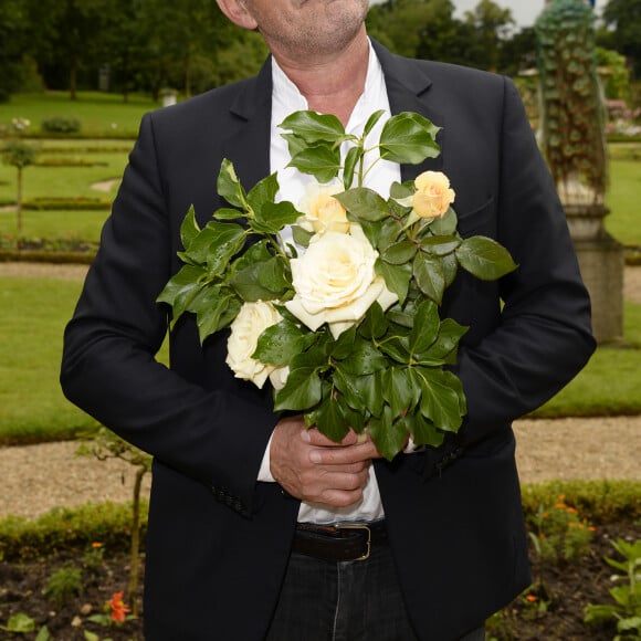 Exclusif -  Baptême de la rose "Christophe Dechavanne" au Parc de Bagatelle à Paris le 16 juin 2016.