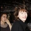 Jane Birkin et Kate Barry - Soirée de lancement de la nouvelle collection Lee Cooper créé par Lou Doillon. Restaurant La Pérouse de Paris. Le 2 mars 2008.