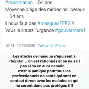 Marine Lorphelin pousse un coup de gueule sur Instagram, le 19 mars 2019