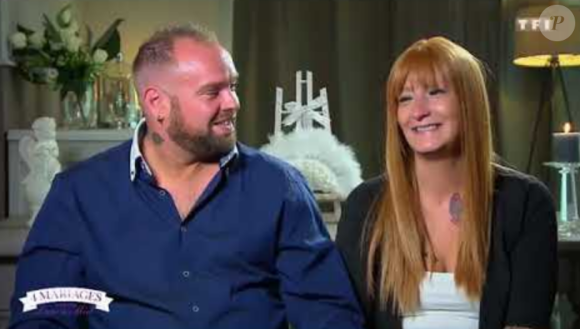 Sandrine et David, candidats de "4 mariages pour 1 lune de miel" (TF1)- 9 janvier 2020