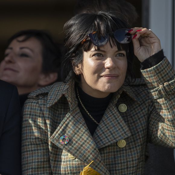 Lily Allen lors du Festival de Cheltenham ( course de chevaux) le 13 mars 2020. 13 March 2020.