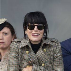 Lily Allen lors du Festival de Cheltenham ( course de chevaux) le 13 mars 2020. 13 March 2020.