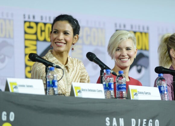 Danay García et Maggie Grace "Fear the Walking Dead" - Photocalls - Jour 2 - Comic-Con International 2019 au "San Diego Convention Center" à San Diego, le 19 juillet 2019.