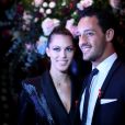 Iris Mittenaere (Miss France et Miss Univers 2016) et son compagnon Diego El Glaoui lors de la soirée de gala de la 18ème édition du "Dîner de la mode du Sidaction" au Pavillon Cambon Capucines - Potel et Chabot à Paris, France, le 23 janvier 2020. © Rachid Bellak/Bestimage