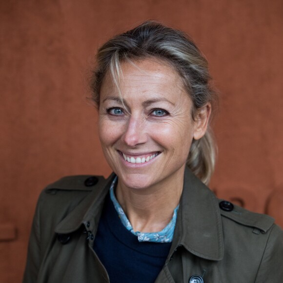 Anne-Sophie Lapix au village des internationaux de France de tennis de Roland Garros 2019 à Paris le 7 juin 2019. © Cyril Moreau / Bestimage