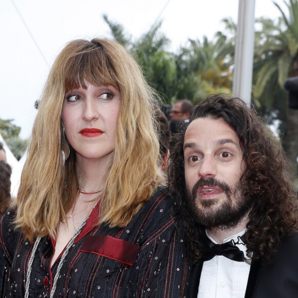 Daphné Bürki et son fiancé Gunther Love (Sylvain Quimène) - Montée des marches du film "The BFG" ("Le BGG Le Bon Gros Géant") lors du 69ème Festival International du Film de Cannes. Le 14 mai 2016. © Borde-Jacovides-Moreau/Bestimage