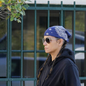 Exclusif - Halle Berry fait du shopping pour ses enfants le jour de la Saint-Valentin à Los Angeles, le 14 février 2020.