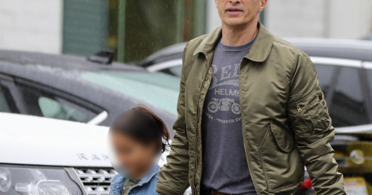 Exclusif Olivier Martinez et son fils Maceo à la sortie d