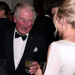 Le prince Charles, prince de Galles, assiste à un dîner organisé au profit des pompiers australiens à Londres, le 12 mars 2020.