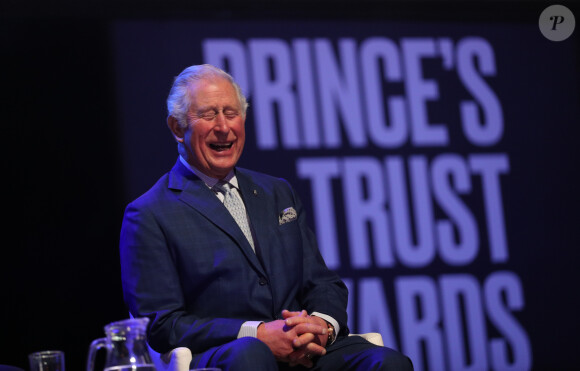 Le prince Charles, prince de Galles, assiste à la cérémonie "Prince's Trust Awards" au London Palladium à Londres, le 11 mars 2020.