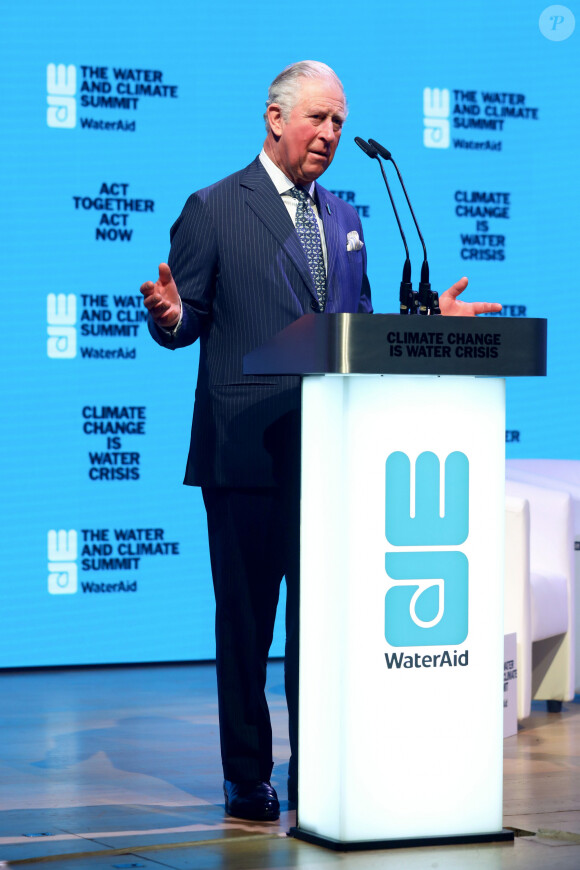 Le prince Charles lors de la réunion "WaterAid charity's Water and Climate" à Londres. Le 10 mars 2020