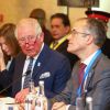 Le prince Charles et Tim Wainwright lors de la réunion "WaterAid charity's Water and Climate" à Londres. Le 10 mars 2020