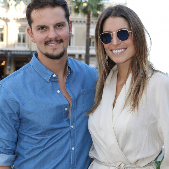 Juan Arbelaez et sa fiancée Laury Thilleman - Personnalités sur la place du Casino de Monte-Carlo dans le cadre de la seconde édition des Influencer Awards à Monaco, le 5 octobre 2019. © Olivier Huitel / Pool Monaco / Bestimage