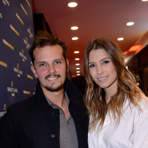 Laury Thilleman (Miss France 2011) et son fiancé Juan Arbelaez lors de la soirée de réouverture de la boutique "Breitling", située rue de la Paix. Paris, le 3 octobre 2019. © Rachid Bellak/Bestimage