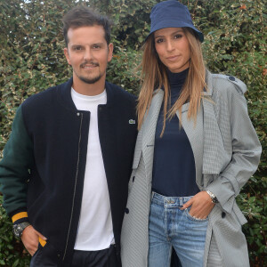 Laury Thilleman (Miss France 2011) et son compagnon Juan Arbelaez - People au défilé Lacoste Collection Prêt-à-Porter Printemps/Eté 2020 lors de la Fashion Week de Paris, le 1er octobre 2019. © Veeren Ramsamy-Christophe Clovis/Bestimage