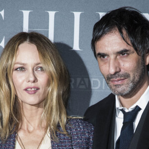 Vanessa Paradis et son compagnon Samuel Benchetrit (réalisateur) - Avant-première du film "Chien" au cinéma MK2 Bibliothèque à Paris, France, le 5 mars 2018. © Olivier Borde/Bestimage