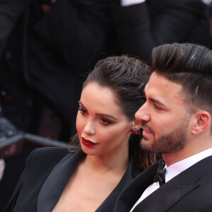 Nabilla Benattia (enceinte) et son mari Thomas Vergara - Montée des marches du film "A Hidden Life" lors du 72ème Festival International du Film de Cannes. Le 19 mai 2019 © Jacovides-Moreau / Bestimage