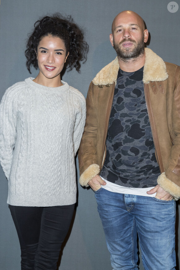 Sabrina Ouazani et Franck Gastambide - Avant-première du film "Alliés" au cinéma UGC Normandie à Paris, le 20 novembre 2016. © Olivier Borde/Bestimage