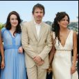 Ashley Johnson, Ethan Hawke et Ana Claudia Talancon au Festival de Cannes en 2006 pour le film "Fast food nation" © Guillaume Gaffiot/Bestimage