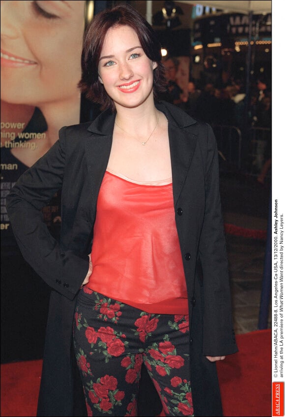 Ashley Johnson à la première du film "Ce que veulent les femmes" à Los Angeles en 2000.