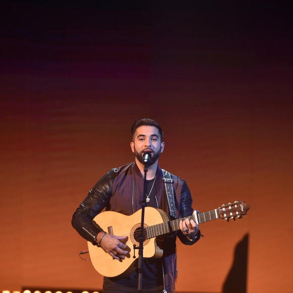 Exclusif - Kendji Girac - Enregistrement de l'émission "Tout le monde chante contre le cancer, les stars relèvent le défi" au Palais des Congrès à Paris, qui sera diffusée le 2 janvier 2020 en prime time sur W9. Le 25 novembre 2019 © Giancarlo Gorassini / Bestimage