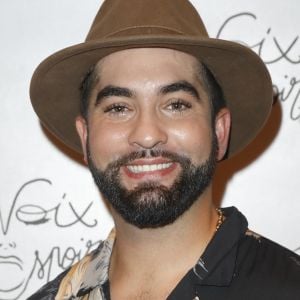 Kendji Girac - Photocall - Concert caritatif "Leurs Voix pour l'Espoir" au profit de la recherche contre le cancer du pancréas, créé et présenté par L. Cholewa à l'Olympia à Paris, le 7 octobre 2019. © Marc Ausset-Lacroix - Pierre Perusseau / Bestimage