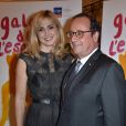 François Hollande et sa compagne Julie Gayet - 27e Gala de l'Espoir de la Ligue contre le cancer au Théâtre des Champs-Elysées à Paris, le 22 octobre 2019. © Giancarlo Gorassini/Bestimage