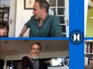 Nikos Aliagas en live sur Facebook : son fils Andreas débarque à l'improviste