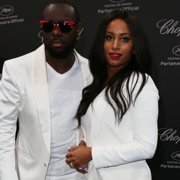 Maitre Gims et sa femme DemDem - Photocall de la soirée Chopard lors du 69ème Festival International du Film de Cannes le 16 mai 2016.