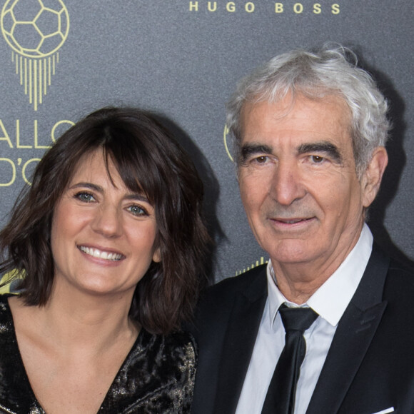 Raymond Domenech et sa femme Estelle Denis - Cérémonie du Ballon d'Or 2019 à Paris le 2 décembre 2019. © Jeremy Melloul/Bestimage