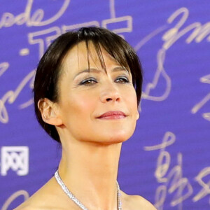 Sophie Marceau sur le tapis rouge de la cérémonie d'ouverture du 9ème festival international du film de Pekin, Chine, le 13 avril 2019.