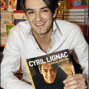 Cyril Lignac à la 25e édition du salon du livre à Paris, le 20 mars 2005