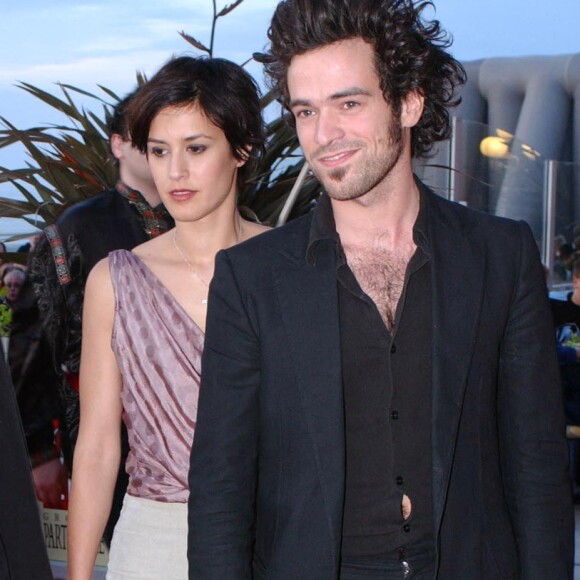 Amira Casar, Olivia Bonamy et Romain Duris lors du Festival du film de Cabourg le 15 juin 2002. © Jean-Jacques Datchary/ABACA